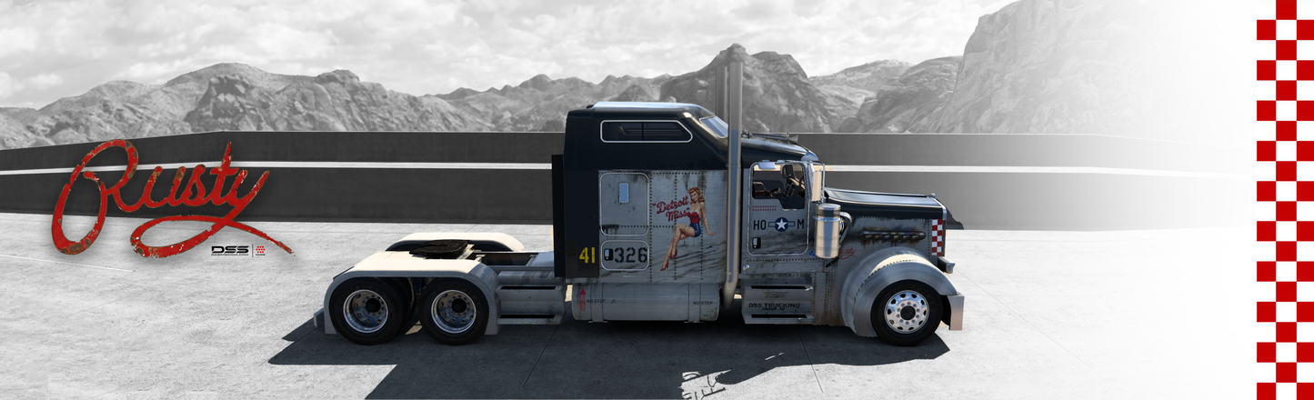 Rusty Skin Mod for ATS | Kenworth W900 ( WORKS WITH Jon Ruda & SCS)
