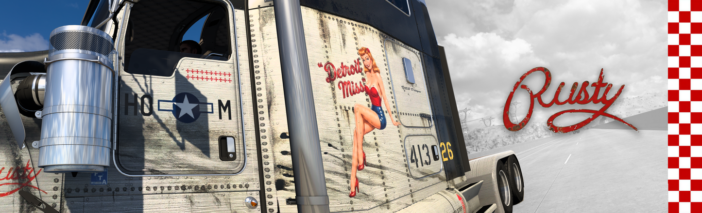 Rusty Skin Mod for ATS | Kenworth W900 ( WORKS WITH Jon Ruda & SCS)