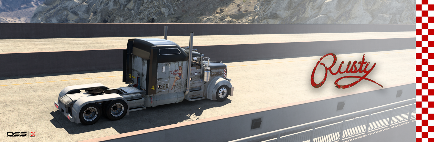 Rusty Skin Mod for ATS | Kenworth W900 ( WORKS WITH Jon Ruda & SCS)