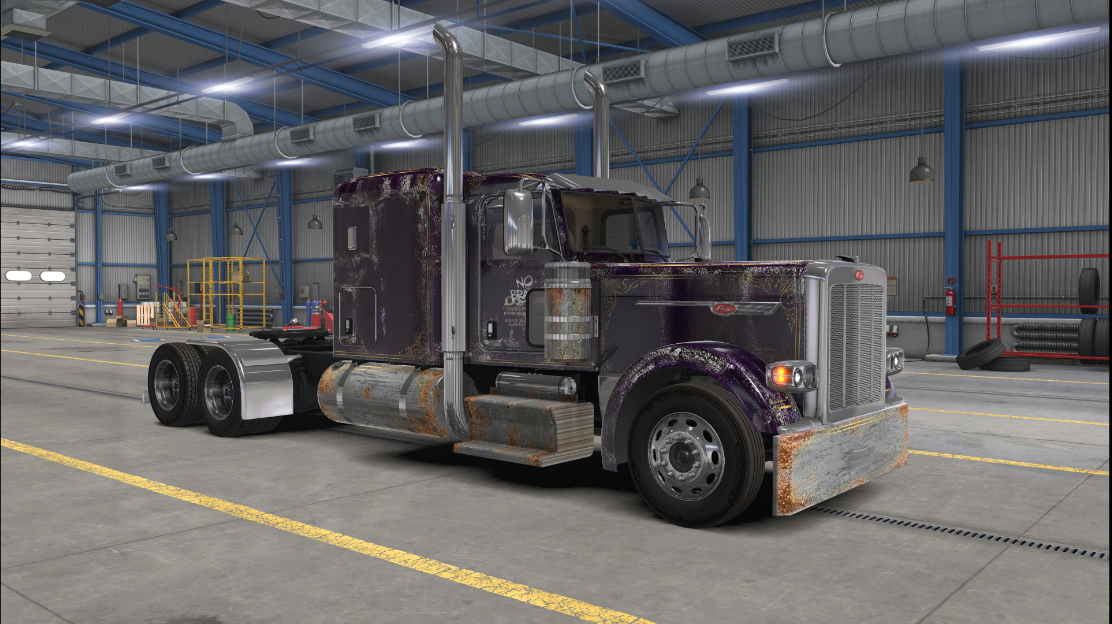 Yard Dog – Truck and Trailer Skin MOD / Fits Jon Ruda Kenworth W900 and Peterbilt Glider