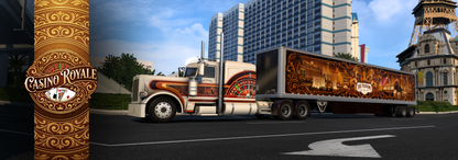 Casino Royale | Vintage Vegas Skin MOD for SCS 389 Pete & Ruda Glider ( TRUCK NOT INCLUDED)