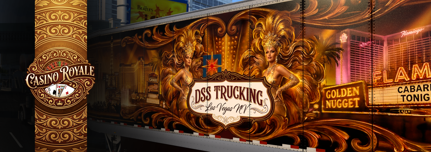 Casino Royale | Vintage Vegas Skin MOD for SCS 389 Pete & Ruda Glider ( TRUCK NOT INCLUDED)
