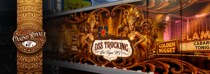 Casino Royale | Vintage Vegas Skin MOD for SCS 389 Pete & Ruda Glider ( TRUCK NOT INCLUDED)