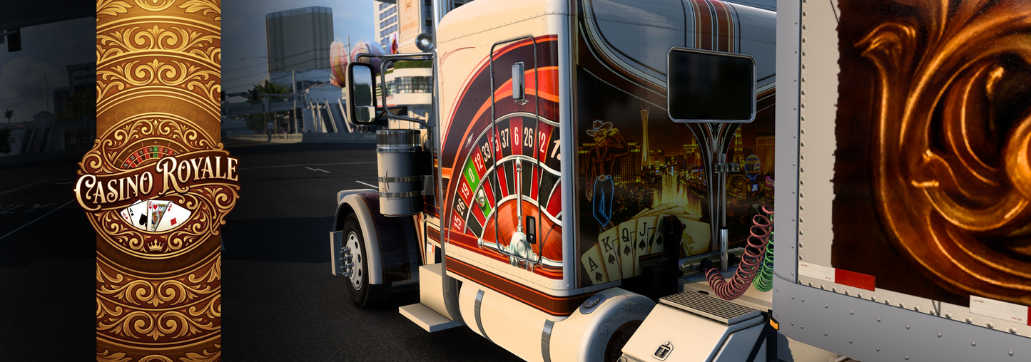 Casino Royale | Vintage Vegas Skin MOD for SCS 389 Pete & Ruda Glider ( TRUCK NOT INCLUDED)