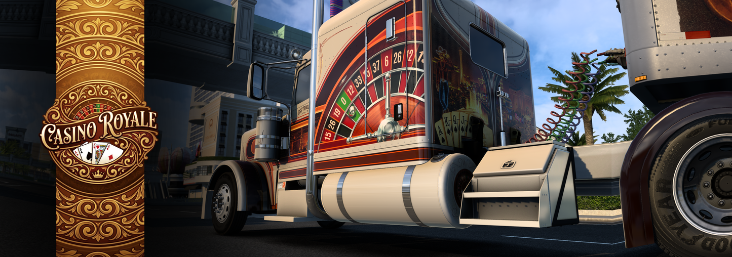 Casino Royale | Vintage Vegas Skin MOD for SCS 389 Pete & Ruda Glider ( TRUCK NOT INCLUDED)