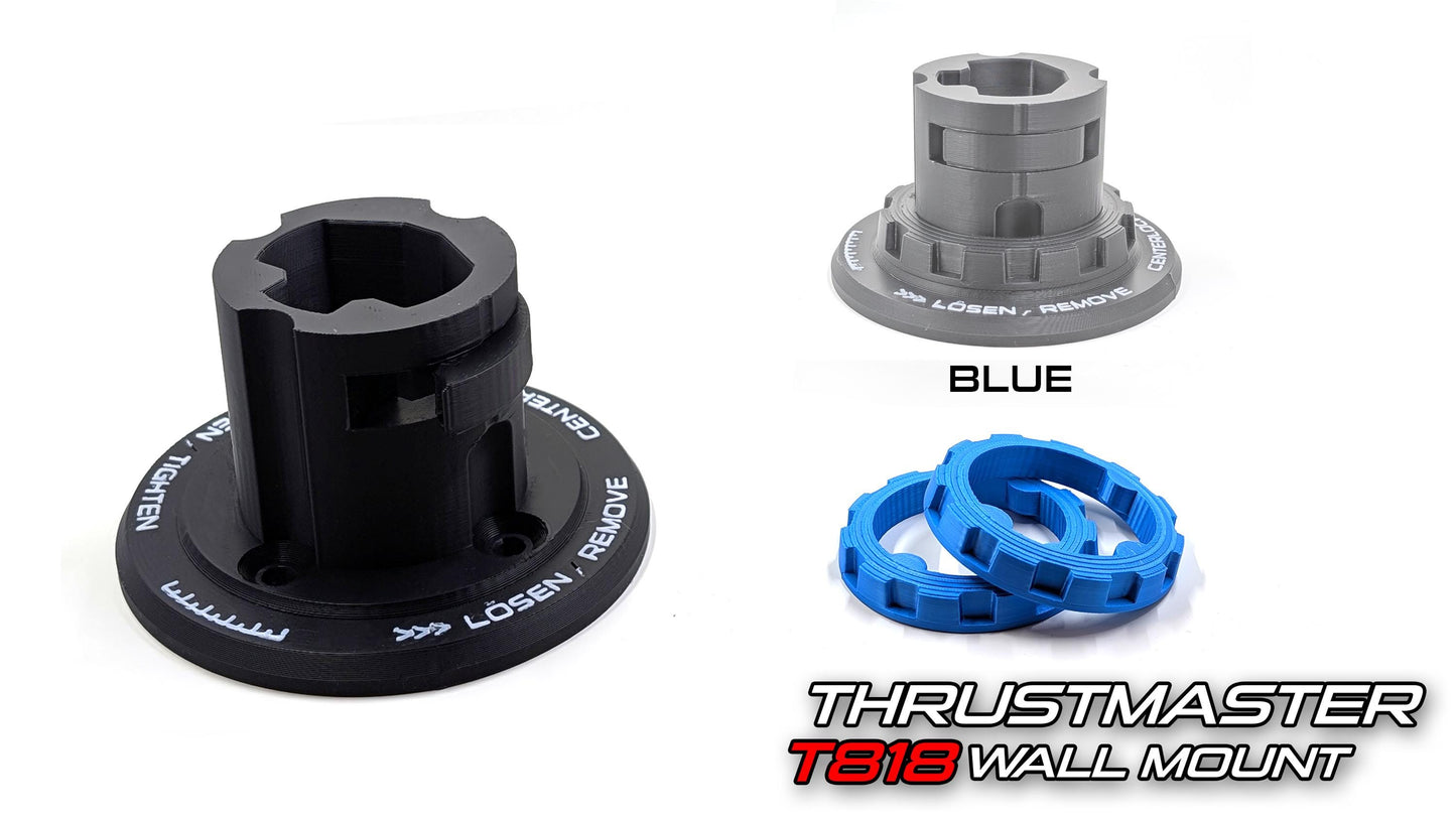 Thrustmaster T818 Wall Mount | Race Car Center Lock Inspired | High Quality Stylish & Secure