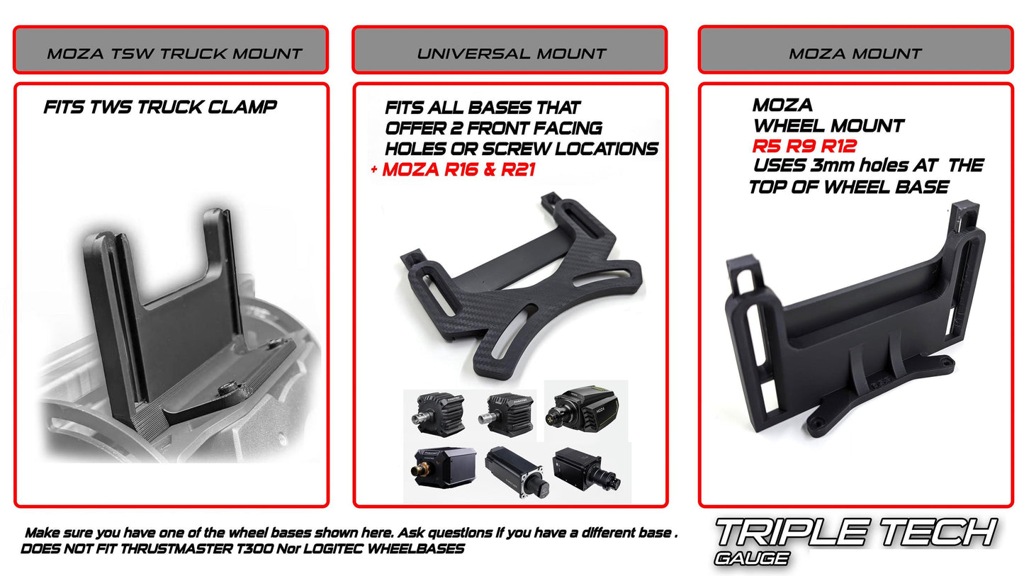 Sim Racing Dashboard DDU | Triple Screen Gauge Touch Screen | Sim Racing, Rally, Truck Sim and More