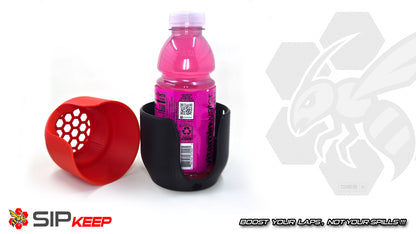 Sim Racing Cup Holder – SipKeep for Mugs, Cans, Red Bulls & More | Modern Multi-Color Design