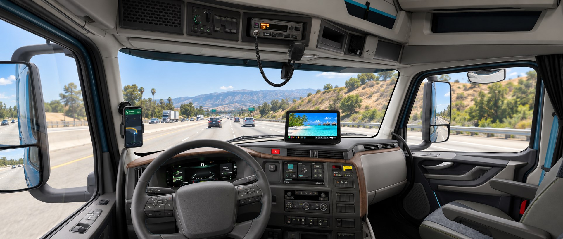 On the California highway