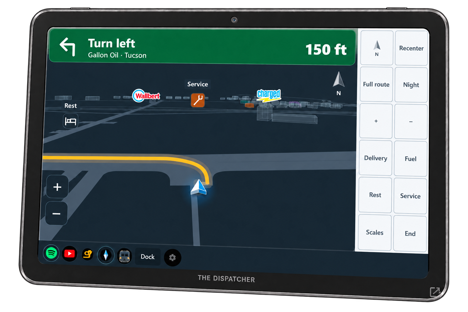 Pop-out tablet overlay